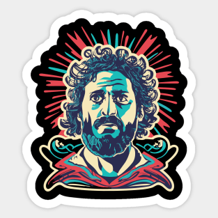 Jason Mantzoukas old man Sticker